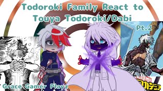 Todoroki Family React To DabiToya Todoroki Pt2 Angst  Grace gamer playz  My Hero Academia [upl. by Robinet]