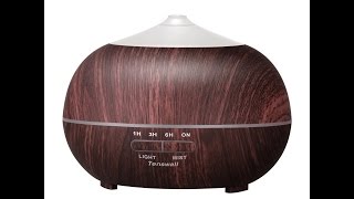 Tenswall 400ml Cool Mist Humidifier  REVIEW  The Amanda Cooke [upl. by Illac582]