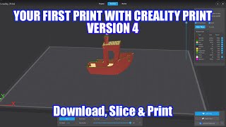 Getting Started With Creality Print 4 [upl. by Elamef]