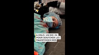 À Oslo un diein pour soutenir les Palestinien·nes [upl. by Kered]