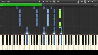 Green Day  Longview Synthesia Tutorial [upl. by Ntsyrk]