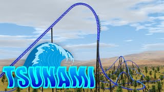 quotTsunamiquot  Intamin Giga Coaster  NoLimits 2  FVD [upl. by Kinsler]