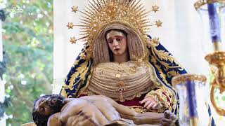 La Piedad del Baratillo visita el Ayuntamiento en su procesión de vuelta tras su Coronación Canónica [upl. by Anitnatsnoc910]