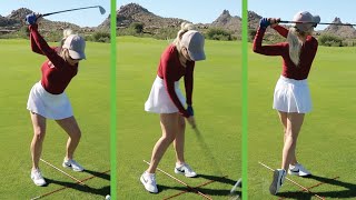 How to Swing a Golf Club  Being Basic with Paige Beginner Golfer Series [upl. by Eimirej17]