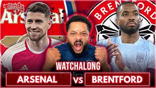 Arsenal 21 Brentford  Premier League  Watchalong WTroopz [upl. by Lindbom]