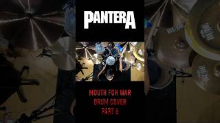 PANTERA  Mouth For War  DRUM COVER PART 6 Full video on my Youtube channel aldrummer drums [upl. by Mignonne996]