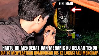 CAMPING HOROR DI TARIK HANTU ANAK KECIL SAAT TIDUR DI LOKASI TEMPAT BIS TERSESAT DALAM HUTAN [upl. by Yelac]