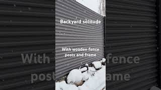 Corrugated Metal Privacy Fence Ideas  the backyard solitude you crave privacyfence backyardideas [upl. by Shaun]