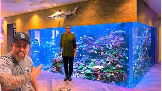 Inside the most EXPENSIVE Home Aquarium In the WORLD [upl. by Cired]