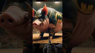 superheroes but pig💥 Marvel amp DCAll Characters marvel avengers shorts ai [upl. by Annwahs]