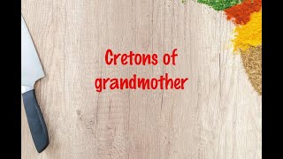 How to cook  Cretons of grandmother [upl. by Aytak]