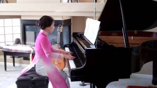 Ly Con Sao Song of the Starling Vietnamese Folk Song Dan Ca Mien Nam Vietnam piano solo [upl. by Terces]