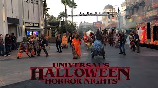 Hollywood Halloween Horror Nights 2018 Opening Ceremony Front Row Insane [upl. by Amathiste]