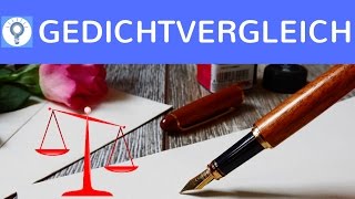 Gedichtvergleich  Vergleich amp Interpretation von Gedichten  Zusammenfassung  Lyrik [upl. by Mercado71]