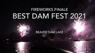 Best Dam Fest Fireworks Finale 2021 [upl. by Ahseid]