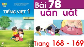 Tiếng việt lớp 1 kết nối tri thức bài 78 [upl. by Imeon]