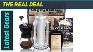 Craft Connections Co Cold Brew Coffee Maker Kit Unboxing and Brewing Experience [upl. by Tirza]