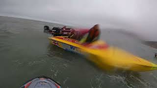 The powerboat racing from west bay OCRDA Aqua Adrenaline 2024 [upl. by Vinni191]