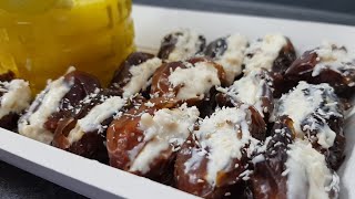 Stuffed Dates  Stuffed Khajoor Recipe  Iftar Special Khajoor  Healthy Dates  Ramadan recipe [upl. by Luapnoj]