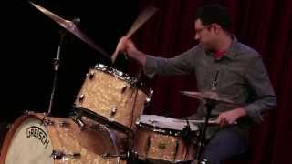 Mark Guiliana Plays Gretsch Broadkaster 24Inch Classic Bomber Kit BKR444VAP [upl. by Sinnej149]