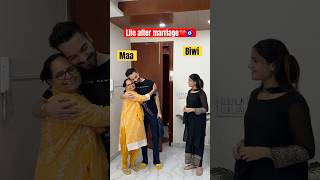 Life after marriage❤️ youtubeshorts shorts ytshorts couple marriage simrit [upl. by Nnaytsirk]