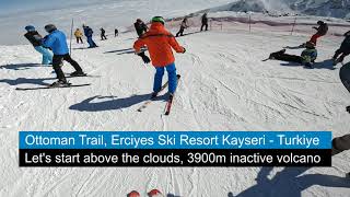 Ottoman Trail at Erciyes Ski Resort Above the Clouds KayseriTurkey [upl. by Olegnalehcim]