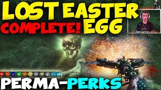 LOST EASTER EGG  quotThe Swanquot  ALL PERMAPERKS amp ORIGINS STAFFS Black Ops 2WaW Zombies [upl. by Dlorad407]