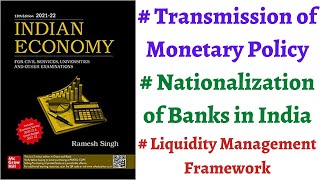 Part 82Nationalization of Banks Liquidity Management framework Monetary transmission Policy rate [upl. by Adoree]