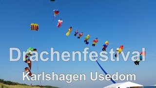 Usedom  Drachenfestival Karlshagen Usedom Kit festival [upl. by Finnigan]