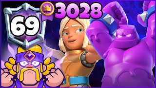 3028🏆 with Elixir Golem Healer Deck [upl. by Sikram]