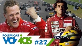 AYRTON SENNA OU SCHUMACHER  POLÊMICAS VAZIAS 27 [upl. by Nylecaj]