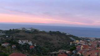 View over Pompeiana and Riva Ligure Liguria ITALIA [upl. by Keslie]