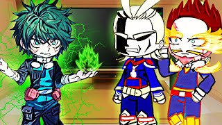 Past Pro Heroes React To Vigilante Deku  Gacha React [upl. by Eerased288]