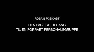 Den faglige tilgang til en forrået personalegruppe [upl. by Naujet388]