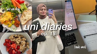 📚 LAST UNI VLOG cramming for a week finals vlog how I study last days of school🖇️ [upl. by Delos]