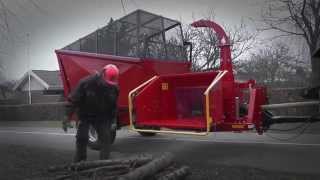 TP 230 GREENLINE  Wood Chipper and High Tip Trailer [upl. by Charil]