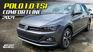 VOLKSWAGEN POLO COMFORTLINE 10 TSI 2021 VERSÃO INTERMEDIARIA MELHOR QUE ONIX PREMIER Fast Car View [upl. by Bowles967]