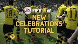 FIFA 15  New Celebrations Tutorial [upl. by Nosyla]