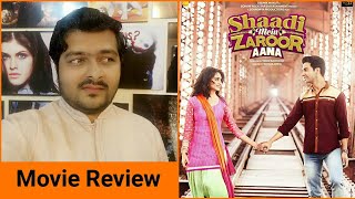 Shaadi Mein Zaroor Aana  Movie Review [upl. by Jeffy248]