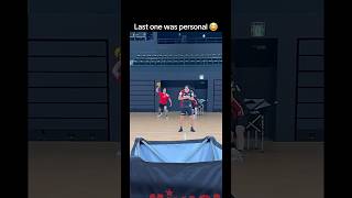 Try out this volleyball challenge 😂 [upl. by Attenrev840]