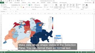 Excel Map Switzerland MapsforExcelcom  Choropleth Map and City Bubble Chart [upl. by Meggi615]