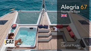 Alegria 67 the flagship sailing catamaran of the Fountaine Pajot range [upl. by Byrdie]