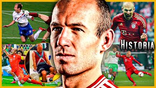 EL FUTBOLISTA CON LOS HUESOS DE VIDRIO  Arjen Robben Historia [upl. by Llibyc]