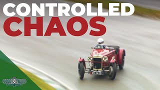 10 minutes of incredible prewar battles and drifts  Goodwood Revival [upl. by Anrym]