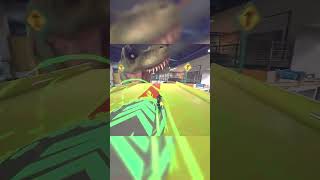 HOT WHEELS UNLEASHED 2  Jump through TRex mouth  Sprung durch TRexMaul short gamingshorts [upl. by Itsa]