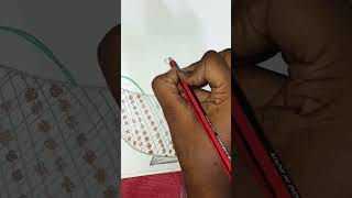 how to draw flower basket flower basket with pencil color very easy drawing [upl. by Holmen]