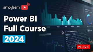 🔥Power BI Full Course  Power BI Tutorial for Beginners  Simplilearn [upl. by Elonore]