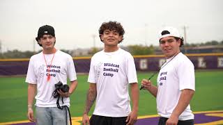 Wildcat Football Camp  November 12 2023 [upl. by Yraunaj]