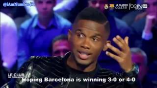 Samuel Etoo on Pep Guardiola He is not Normal [upl. by Noiramed464]