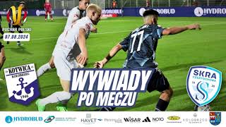 Wywiady po meczu ze Skrą Częstochowa o Puchar Polski [upl. by Antonino479]